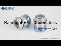 เหล็กบีบอัด Raintight คอนเนคเตอร์ EMT 4 นิ้ว EMT Conduit To Box Type