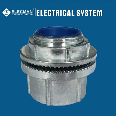 Zinc IMC Rigid Conduit Fittings Watertight Conduit Hub With Insulated Throat